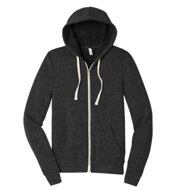 Unisex Triblend Sponge Fleece Full Zip Hoodie Thumbnail