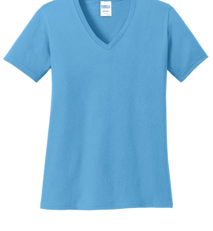 Ladies Core Cotton V Neck Tee Thumbnail