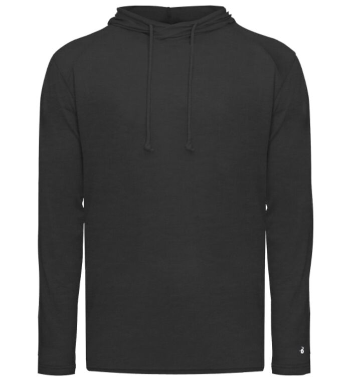 Tri-Blend Surplice Hooded Long Sleeve T-Shirt Thumbnail