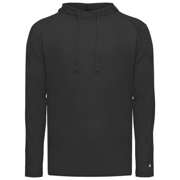 Tri-Blend Surplice Hooded Long Sleeve T-Shirt Thumbnail