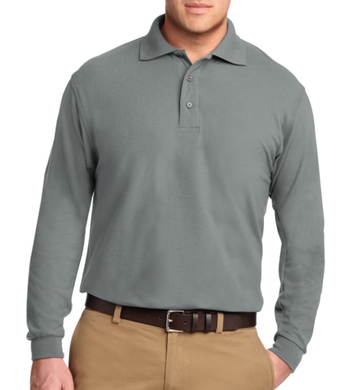 Silk Touch™ Long Sleeve Polo Thumbnail