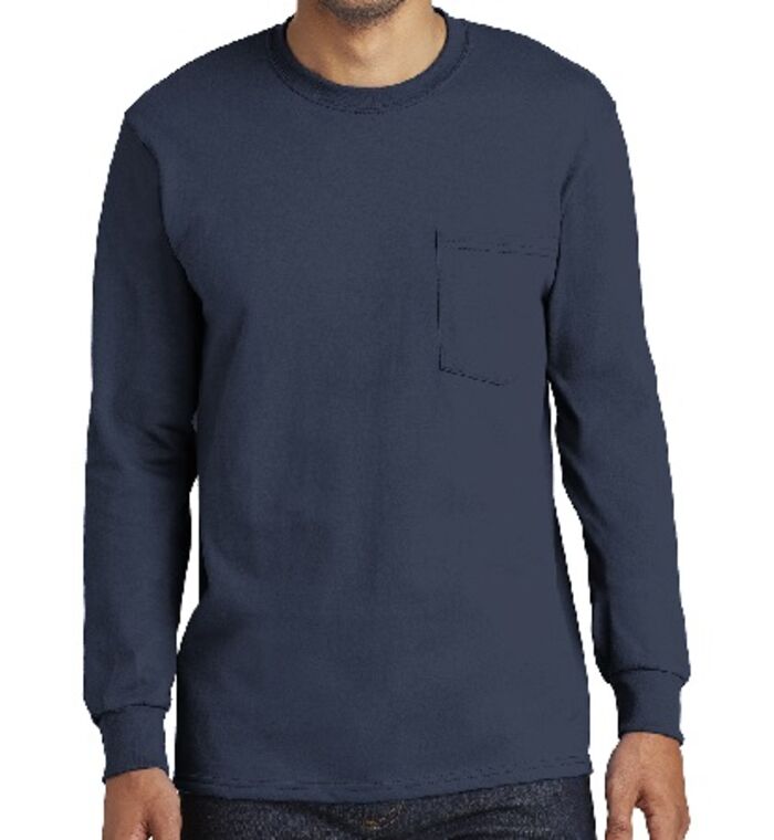 Tall Long Sleeve Essential Pocket Tee Thumbnail