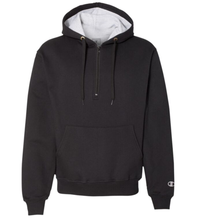 Cotton Max Hooded Quarter-Zip Sweatshirt Thumbnail