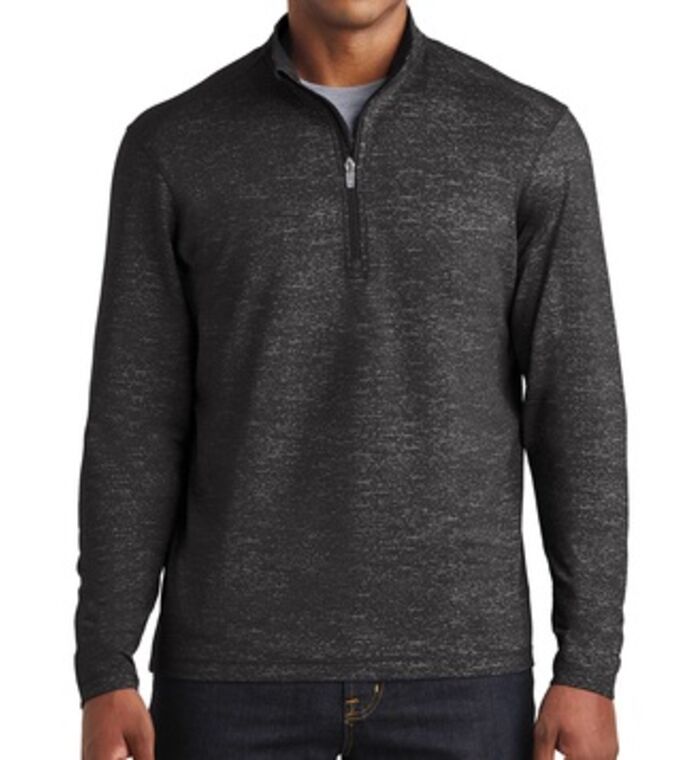 ® Sport Wick ® Stretch Reflective Heather 1/2 Zip Pullover Thumbnail
