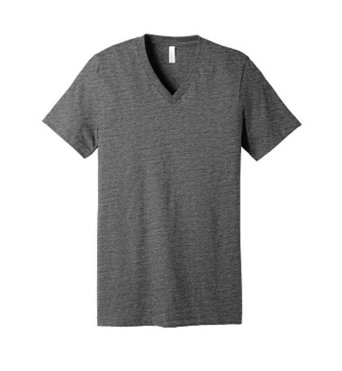 Unisex Short Sleeve V-Neck Jersey Tee Thumbnail