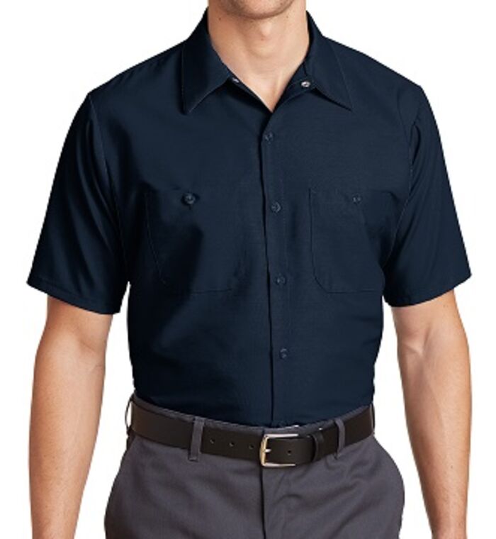 Industrial Short Sleeve Work Shirt Thumbnail