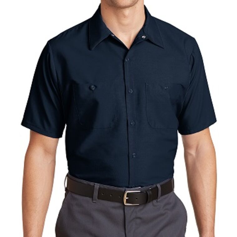 Industrial Short Sleeve Work Shirt Thumbnail