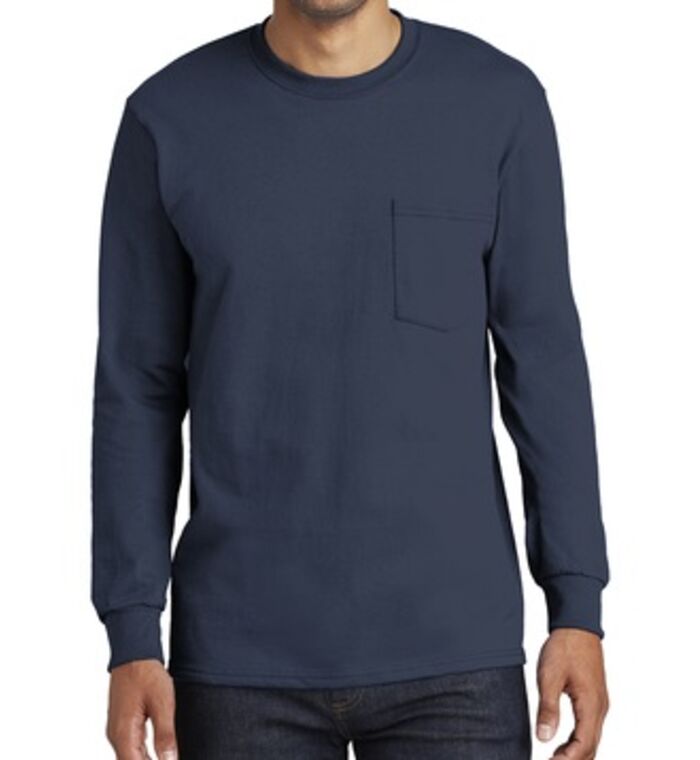 Long Sleeve Essential Pocket Tee Thumbnail