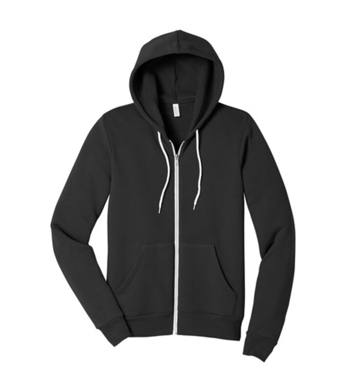 Unisex Sponge Fleece Full Zip Hoodie Thumbnail