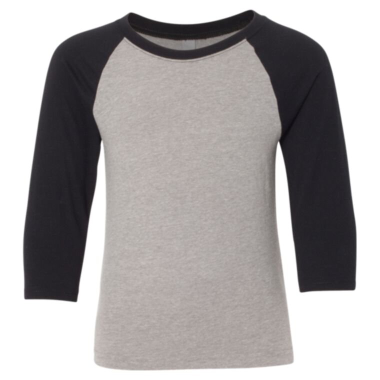 Youth CVC Three-Quarter Sleeve Raglan T-Shirt Thumbnail