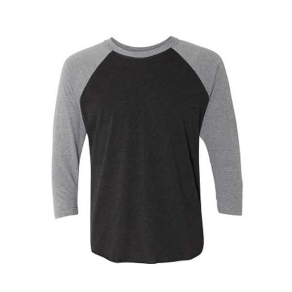 Unisex Tri-Blend Three-Quarter Sleeve Baseball Raglan Tee Thumbnail