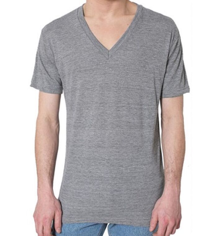 Unisex Tri-Blend Deep V-Neck T-Shirt Thumbnail