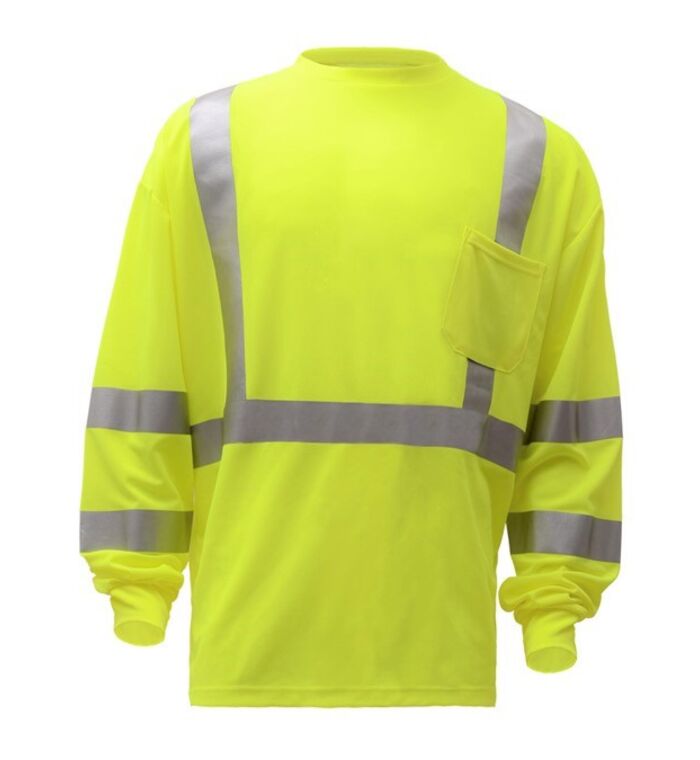 Long Sleeve with Pocket Class II Safety T-Shirt Thumbnail