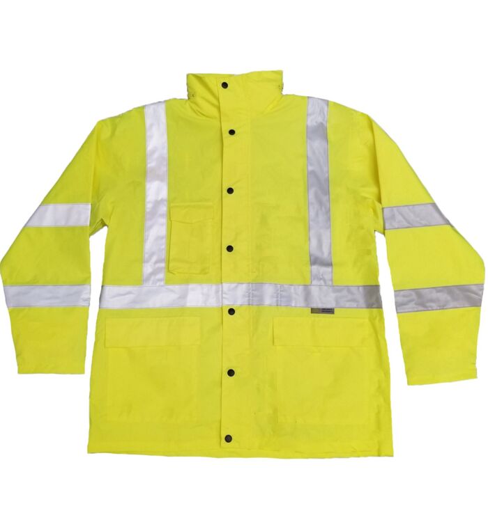 Waterproof Class III Safety Rain Jacket Thumbnail