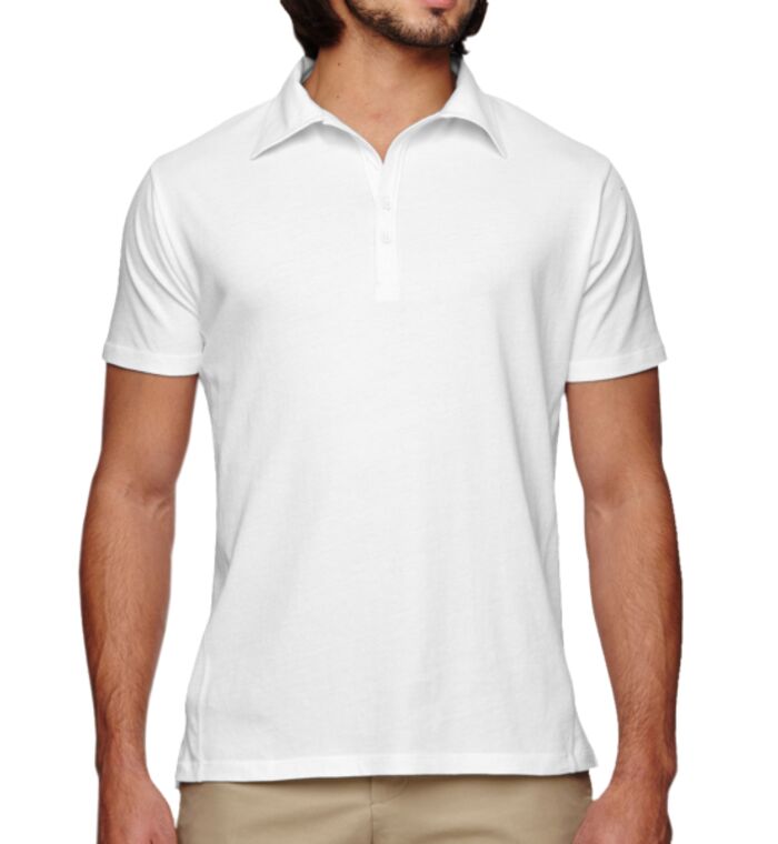 Men's 4.4 oz., 100% Organic Cotton Jersey Short-Sleeve Polo Thumbnail