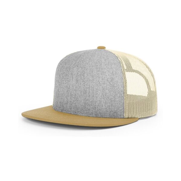 Wool Blend Flat Bill Trucker Thumbnail