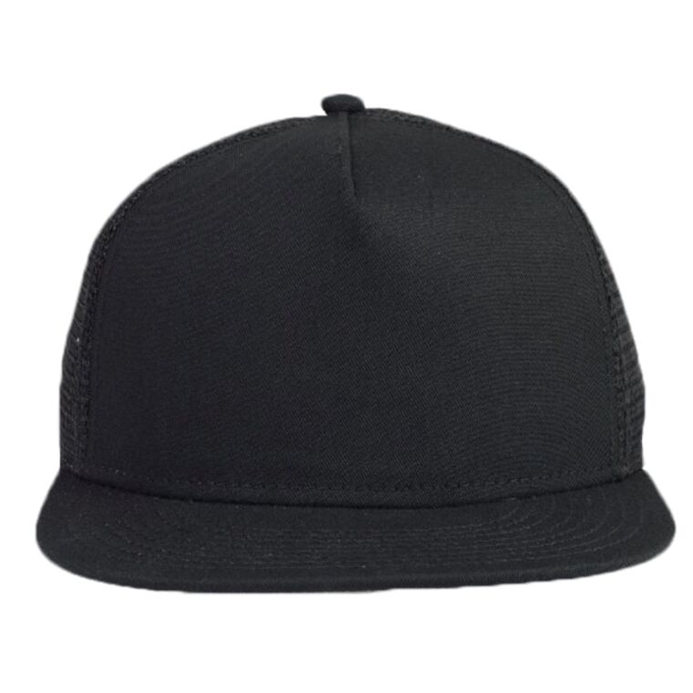 OTTO Superior Cotton Twill Round Flat Visor "OTTO SNAP" Five Panel Pro Style Mesh Back Trucker Snapb Thumbnail
